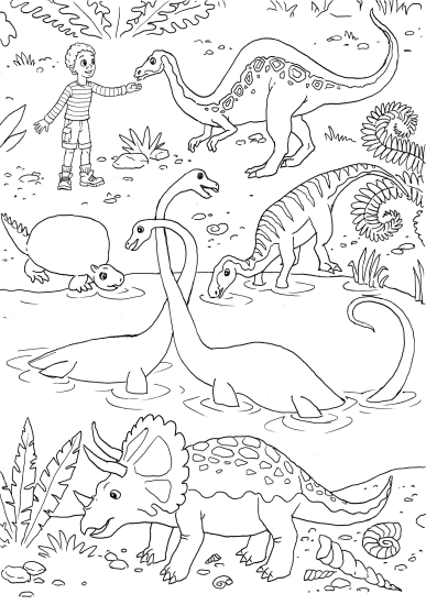 Affiche dinosaures partie 2 de Dinosaures