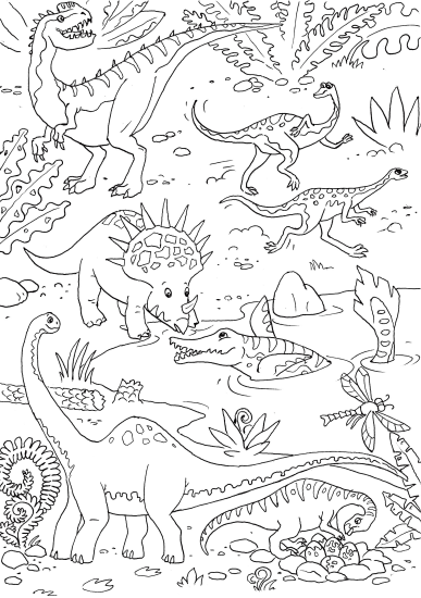 Affiche dinosaures partie 4 de Dinosaures