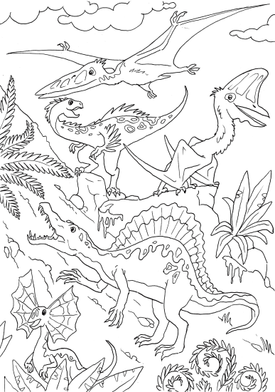 Affiche dinosaures partie 5 de Dinosaures